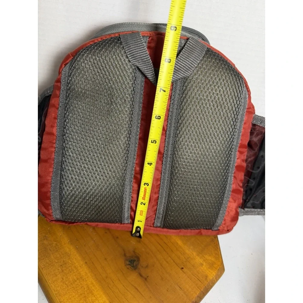Outdoor Products Red &‎ Gray Compact Backpack Sling Daypack Adjustable Strap